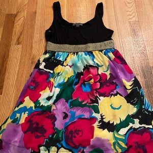 Black Tank Floral Dress
